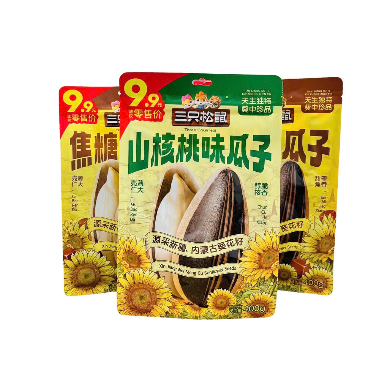 Hướng Dương Ba Con Sóc 400Gr